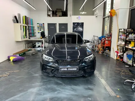 BMW M2 비닐 프로그 루즈 핑크 전체랩핑 시공기 중랑구랩핑 / 서울 중랑구