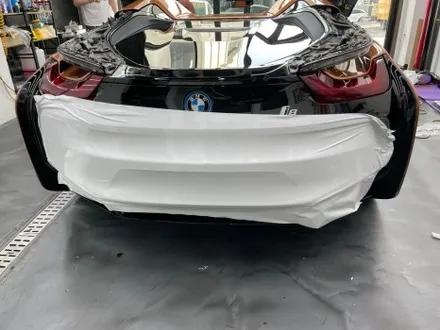 BMW i8 로드스터 유광 화이트 전체랩핑 / 서울 중랑구