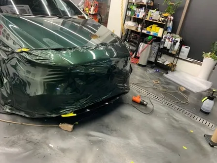 벤츠 A45 AMG 오토 벨벳 미드나잇그린 전체랩핑  / 서울 중랑구