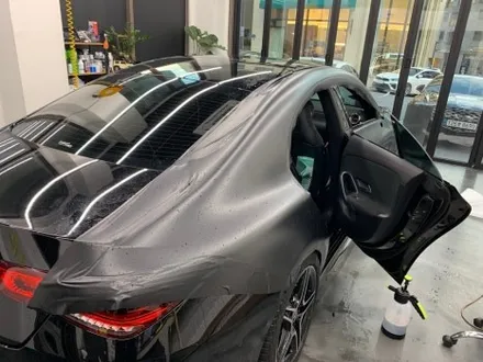 벤츠 cla 250 Carlas 매트 블랙 컬러 PPf 시공기 / 서울 중랑구