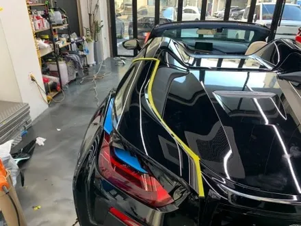 BMW I8 로드스터 오토 벨벳 리페어 블랙 전체랩핑 중랑구랩핑 / 서울 중랑구