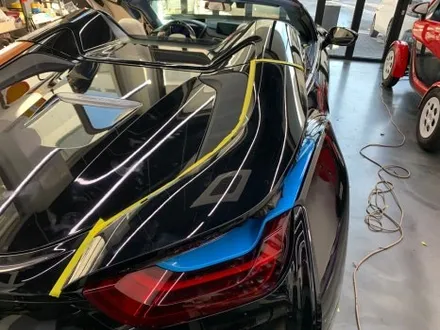 BMW I8 로드스터 오토 벨벳 리페어 블랙 전체랩핑 중랑구랩핑 / 서울 중랑구