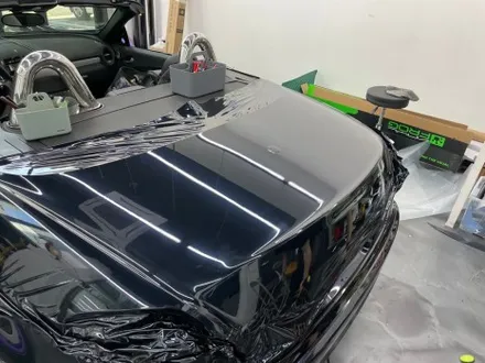 [구리랩핑] 벤츠 SLK 55AMG 비닐 프로그 글리터 블랙 블루 전체랩핑 / 서울 중랑구