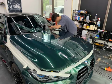 BMW M4 비닐프로그 고틀랜드그린 전체랩핑 시공기  / 서울 중랑구