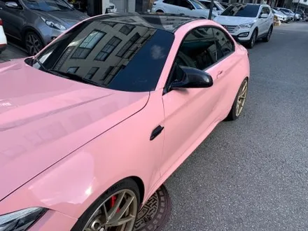 BMW M2 비닐 프로그 루즈 핑크 전체랩핑 시공기 중랑구랩핑 / 서울 중랑구