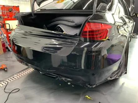 3M 유광 갤럭시 블랙 전체랩핑 / BMW / 5시리즈 (F10) / 서울 중랑구