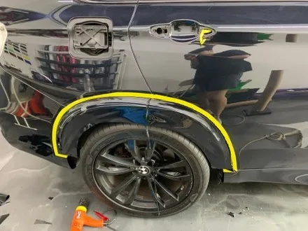 BMW F15 X5 비닐 프로그 글리터 블랙 블루 전체랩핑  / 서울 중랑구