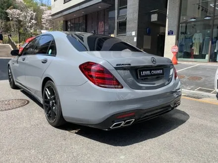 W222 s 클래스 비닐 프로그 나르도그레이 전체랩핑 / 서울 중랑구