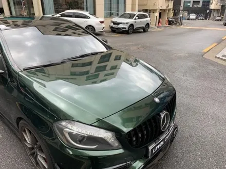 벤츠 A45 AMG 오토 벨벳 미드나잇그린 전체랩핑  / 서울 중랑구