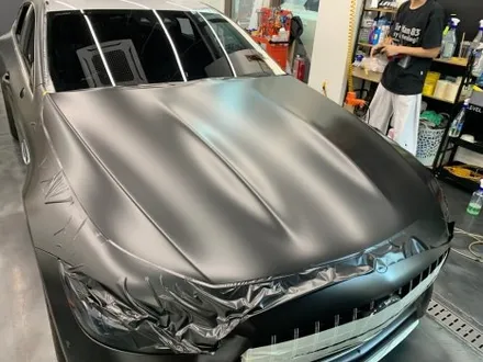벤츠 AMG GT43 에이버리 사틴 블랙 전체랩핑시공기 / 서울 중랑구
