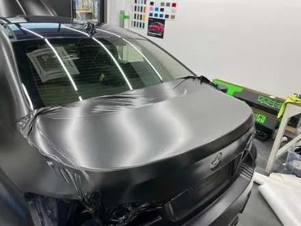 구리랩핑 bmw f10 5시리즈 에이버리 사틴 블랙 보험랩핑 / 서울 중랑구