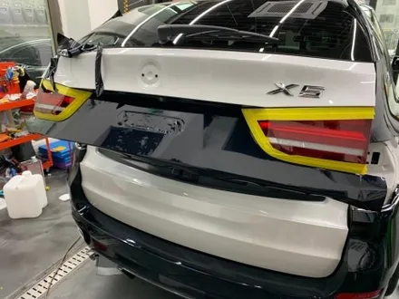 BMW F15 X5 비닐 프로그 글리터 블랙 블루 전체랩핑  / 서울 중랑구