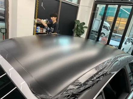 벤츠 AMG GT43 에이버리 사틴 블랙 전체랩핑시공기 / 서울 중랑구