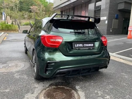 벤츠 A45 AMG 오토 벨벳 미드나잇그린 전체랩핑  / 서울 중랑구