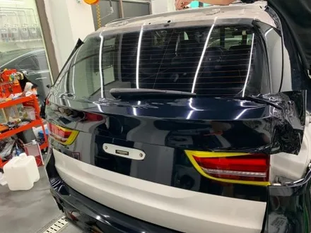 BMW F15 X5 비닐 프로그 글리터 블랙 블루 전체랩핑  / 서울 중랑구
