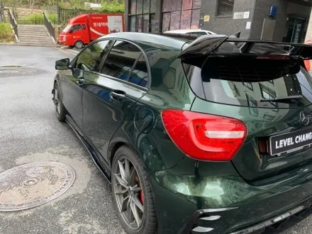 벤츠 A45 AMG 오토 벨벳 미드나잇그린 전체랩핑  / 서울 중랑구