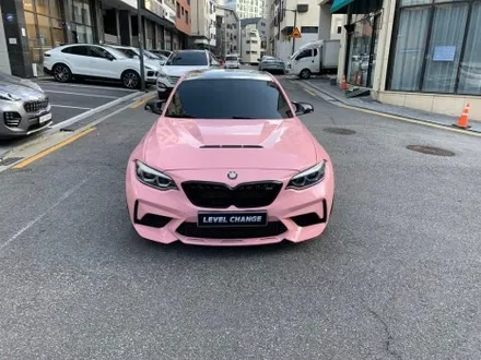 BMW M2 비닐 프로그 루즈 핑크 전체랩핑 시공기 중랑구랩핑 / 서울 중랑구