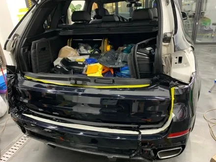 BMW F15 X5 비닐 프로그 글리터 블랙 블루 전체랩핑  / 서울 중랑구