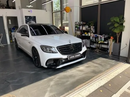 W222 s 클래스 비닐 프로그 나르도그레이 전체랩핑 / 서울 중랑구