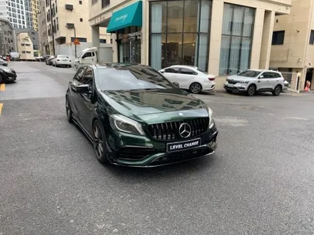 벤츠 A45 AMG 오토 벨벳 미드나잇그린 전체랩핑  / 서울 중랑구