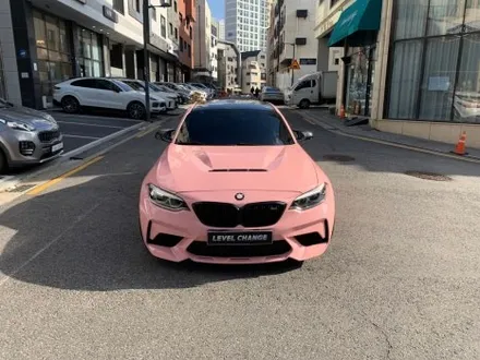 BMW M2 비닐 프로그 루즈 핑크 전체랩핑 시공기 중랑구랩핑 / 서울 중랑구