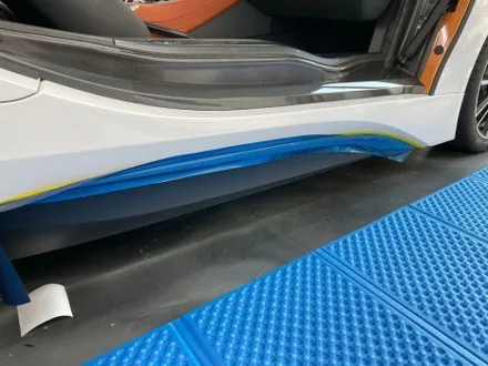 BMW i8 로드스터 유광 화이트 전체랩핑 / 서울 중랑구