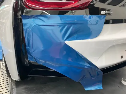 BMW i8 로드스터 유광 화이트 전체랩핑 / 서울 중랑구