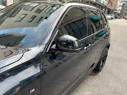 BMW F15 X5 비닐 프로그 글리터 블랙 블루 전체랩핑  / 서울 중랑구