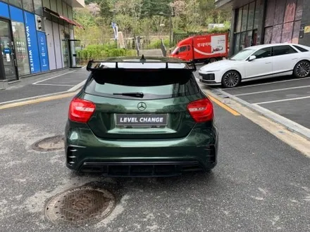 벤츠 A45 AMG 오토 벨벳 미드나잇그린 전체랩핑  / 서울 중랑구