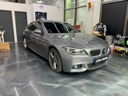 3M 유광 갤럭시 블랙 전체랩핑 / BMW / 5시리즈 (F10) / 서울 중랑구