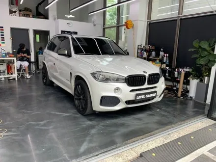 BMW F15 X5 비닐 프로그 글리터 블랙 블루 전체랩핑  / 서울 중랑구