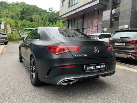 벤츠 cla 250 Carlas 매트 블랙 컬러 PPf 시공기 / 서울 중랑구