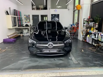 벤츠 cla 250 Carlas 매트 블랙 컬러 PPf 시공기 / 서울 중랑구
