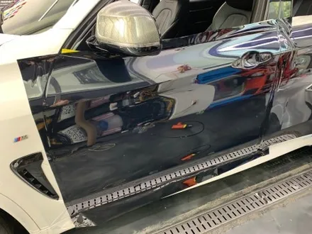 BMW F15 X5 비닐 프로그 글리터 블랙 블루 전체랩핑  / 서울 중랑구