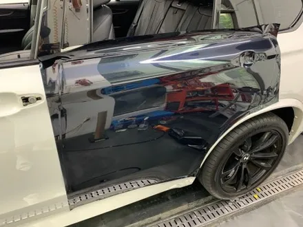 BMW F15 X5 비닐 프로그 글리터 블랙 블루 전체랩핑  / 서울 중랑구