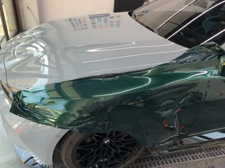 BMW M4 비닐프로그 고틀랜드그린 전체랩핑 시공기  / 서울 중랑구