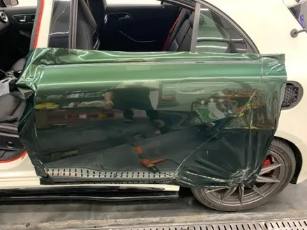 벤츠 A45 AMG 오토 벨벳 미드나잇그린 전체랩핑  / 서울 중랑구