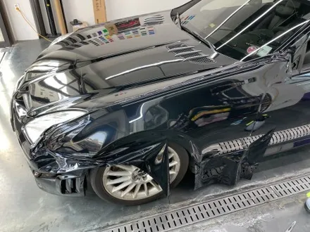 [구리랩핑] 벤츠 SLK 55AMG 비닐 프로그 글리터 블랙 블루 전체랩핑 / 서울 중랑구
