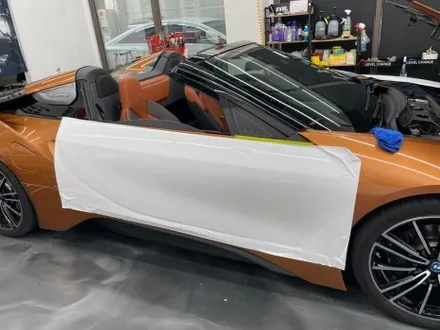 BMW i8 로드스터 유광 화이트 전체랩핑 / 서울 중랑구