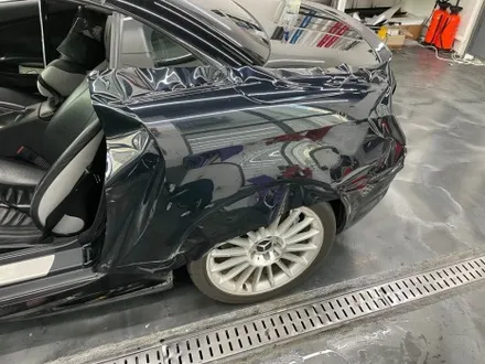 [구리랩핑] 벤츠 SLK 55AMG 비닐 프로그 글리터 블랙 블루 전체랩핑 / 서울 중랑구