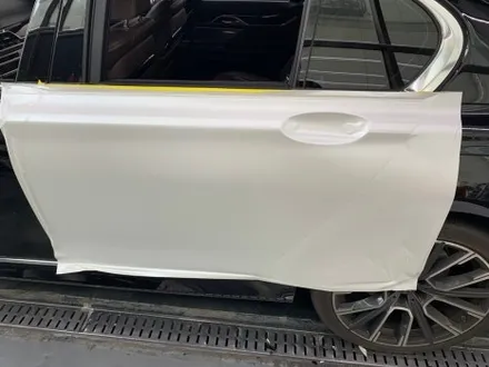 BMW 7시리즈 에이버리 사틴 펄 화이트 전체랩핑  / 서울 중랑구