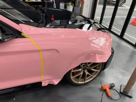 BMW M2 비닐 프로그 루즈 핑크 전체랩핑 시공기 중랑구랩핑 / 서울 중랑구