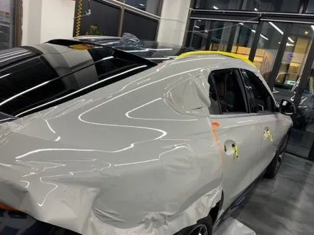 BMW X6 오토벨벳 초크그레이 크레용랩핑시공기 / 서울 중랑구