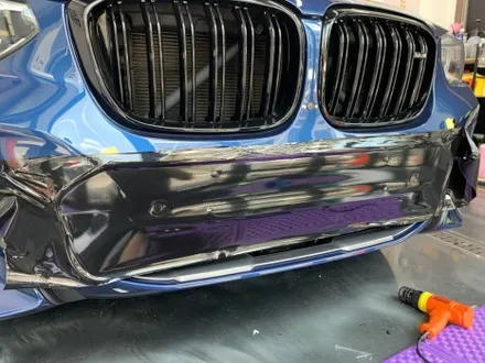 은색 하단몰딩 랩핑 / BMW / X4 (G02) / 서울 중랑구