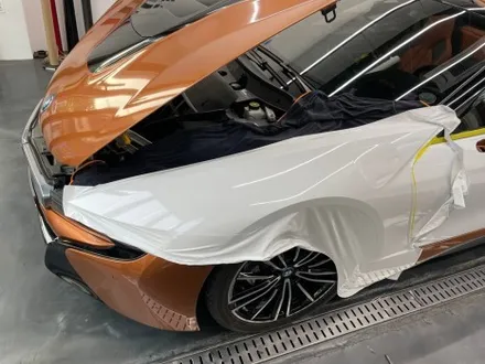 BMW i8 로드스터 유광 화이트 전체랩핑 / 서울 중랑구