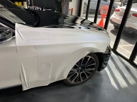 BMW 7시리즈 에이버리 사틴 펄 화이트 전체랩핑  / 서울 중랑구