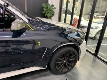 BMW F15 X5 비닐 프로그 글리터 블랙 블루 전체랩핑  / 서울 중랑구