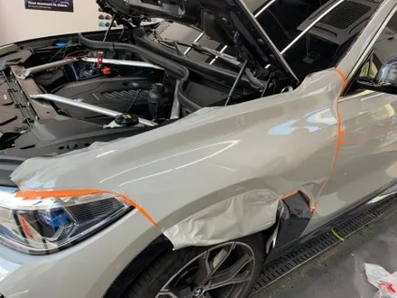 BMW X6 오토벨벳 초크그레이 크레용랩핑시공기 / 서울 중랑구