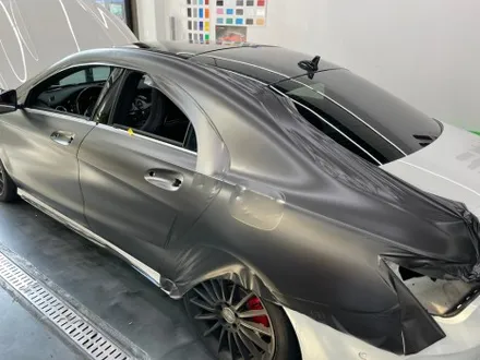 CLA45 AMG 에이버리 사틴다크바솔트 메탈릭 전체랩핑 / 서울 중랑구