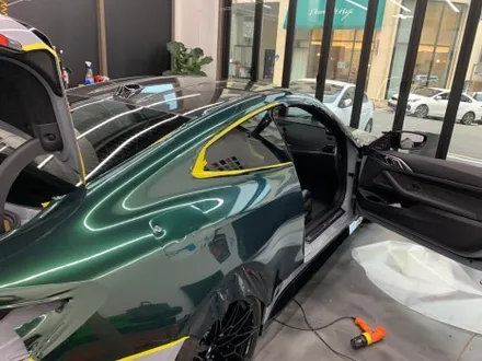 BMW M4 비닐프로그 고틀랜드그린 전체랩핑 시공기  / 서울 중랑구